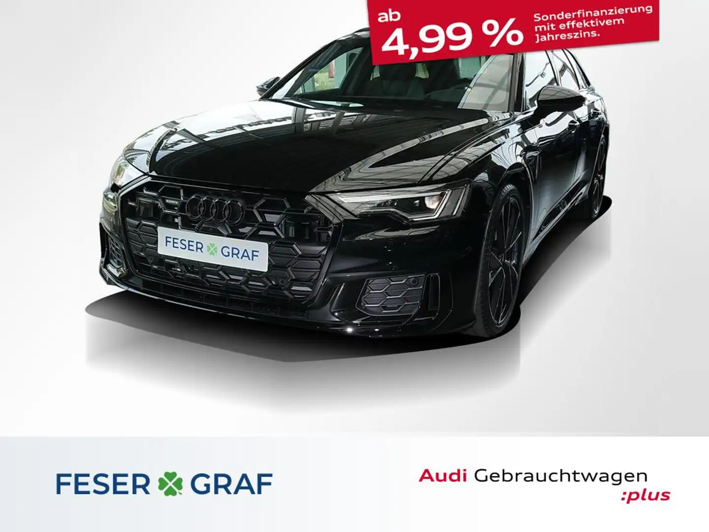 Audi A6 Avant S line 50 TDI quattro LED ACC AHK Pano Schwarz - 1