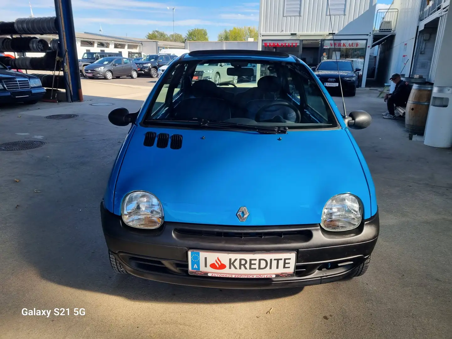 Renault Twingo 1,2 Faltdach - guter Zustand! Blau - 2