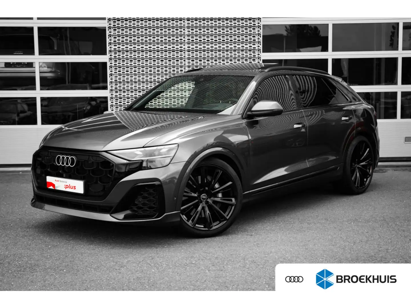 Audi Q8 55 TFSI e S edition 394pk | 23" | Vierwielbesturin Grijs - 1