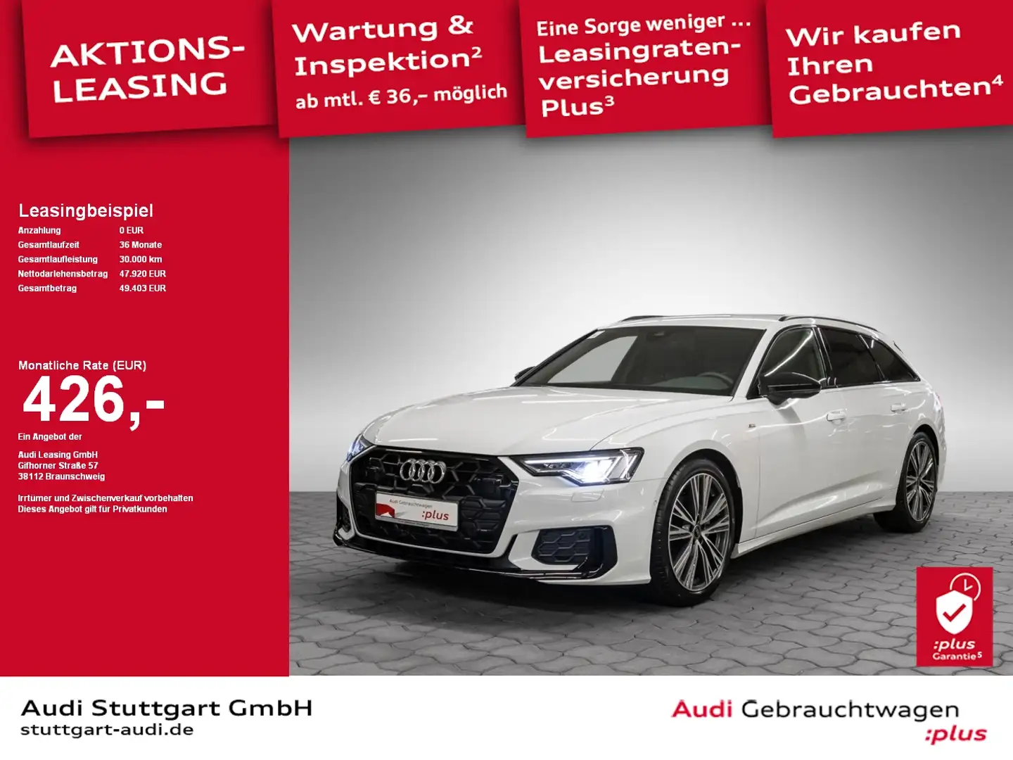 Audi A6 Avant S line 35 TDI S tronic AHK Matrix ACC Blanc - 1