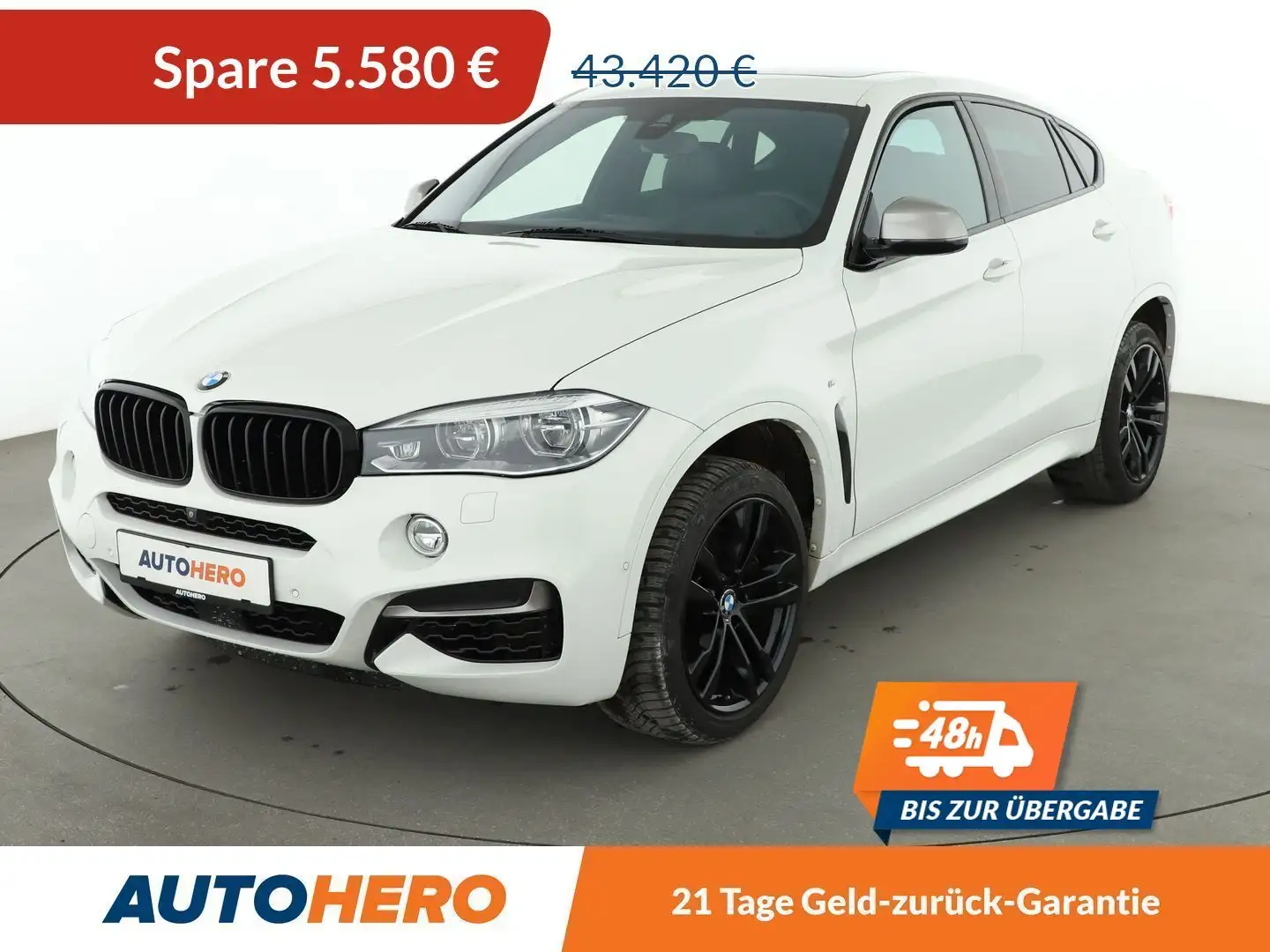 BMW X6 M50d Aut.*NAVI*LED*ACC*HUD*H&K*SHZ*360° Fehér - 1