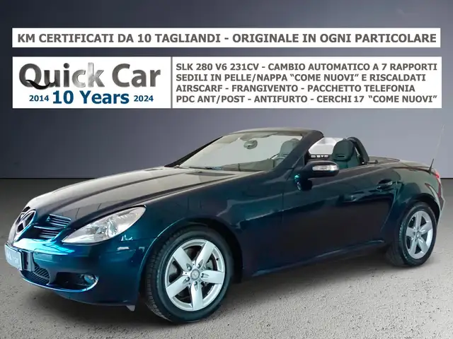 Mercedes-Benz SLK 280 V6 231CV, PELLE/NAPPA, AIRSCARF, CERCHI 17", UNICA