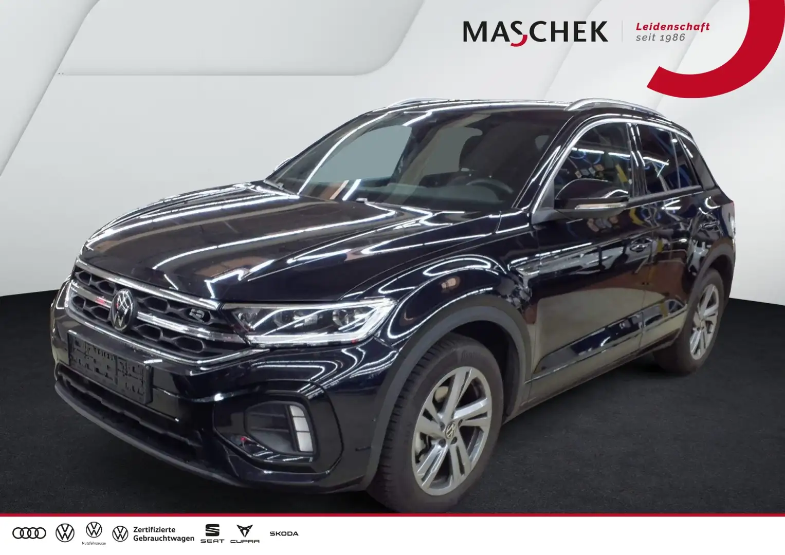 Volkswagen T-Roc R-Line 1.5 TSI Sonderleasing! AHK Navi RearView Schwarz - 1