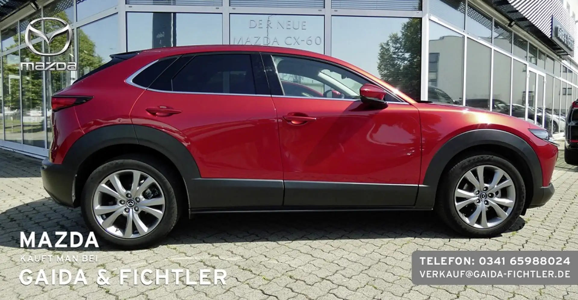 Mazda CX-30 SKYACTIV-G AUTOMATIK SELECTION DESIGN + PREMIUM Rood - 2