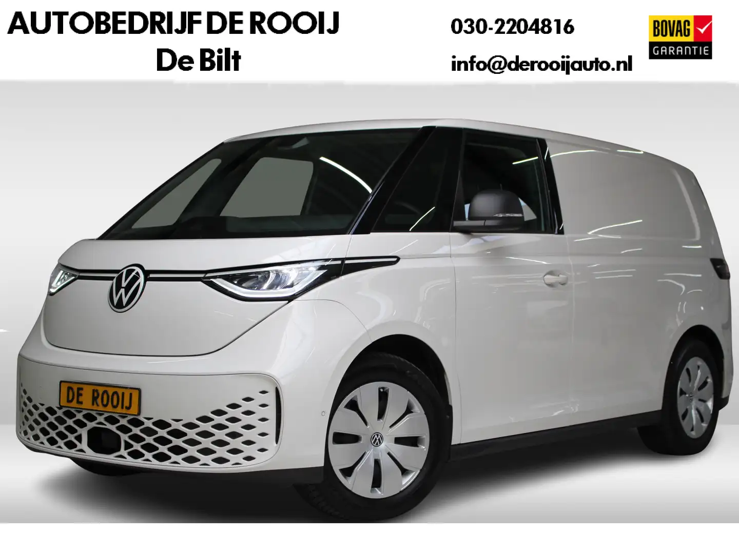 Volkswagen ID. Buzz Cargo 77 kWh Navigatie Pro | Trekhaak | El. achterklep | Blanco - 1