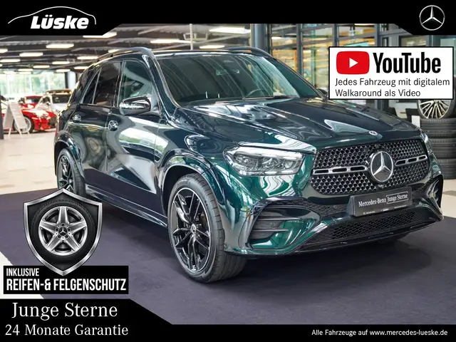 Mercedes-Benz GLE 450 d 4M AMG Line Night smaragdgrün Standhzg