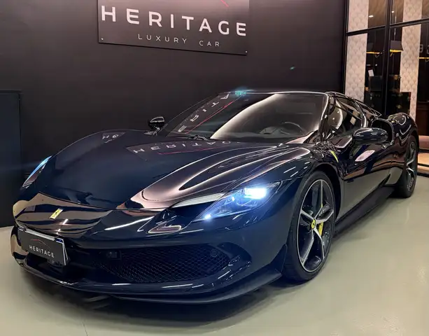 Ferrari 296 GTB iper full blu pozzi