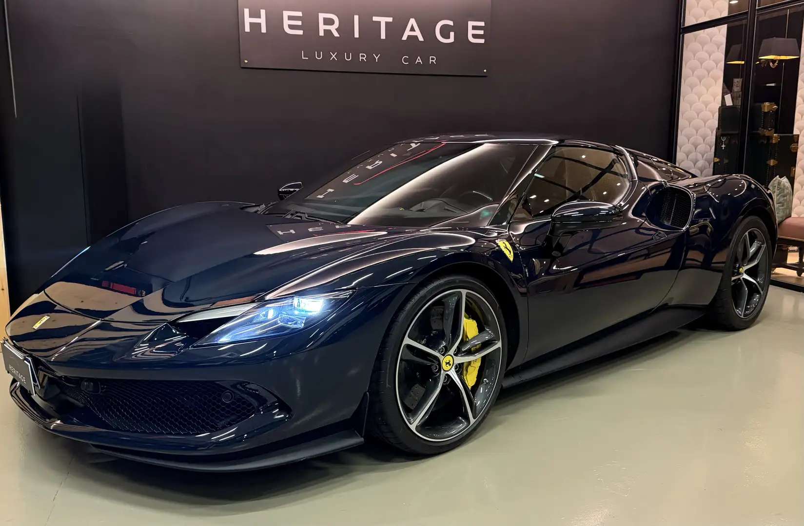 Ferrari 296 GTB iper full blu pozzi - 2