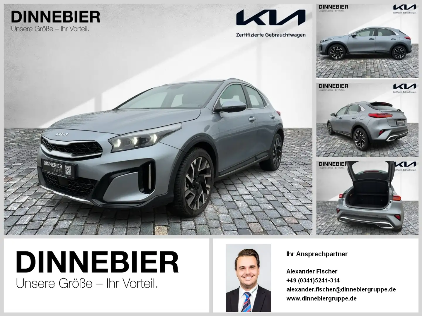 Kia XCeed 1.5T Spirit LED+Kamera+Navigation+SHZ Silber - 1