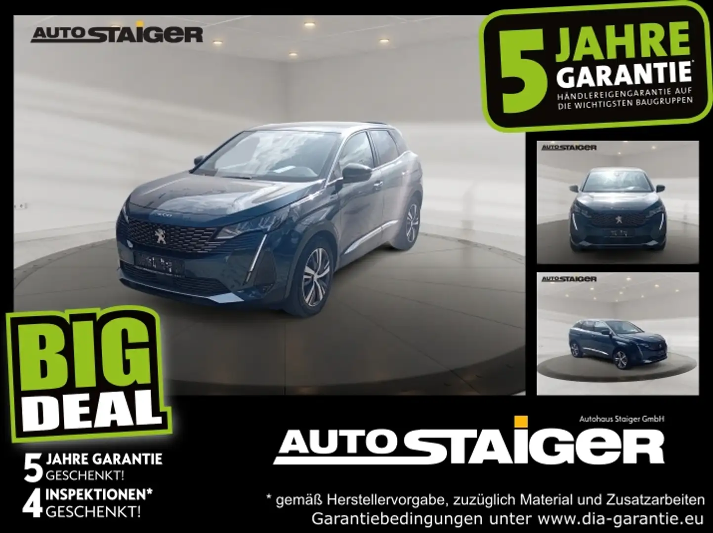 Peugeot 3008 Allure Hybrid 225 Keyless*Klimaautom*Navi* Blau - 1
