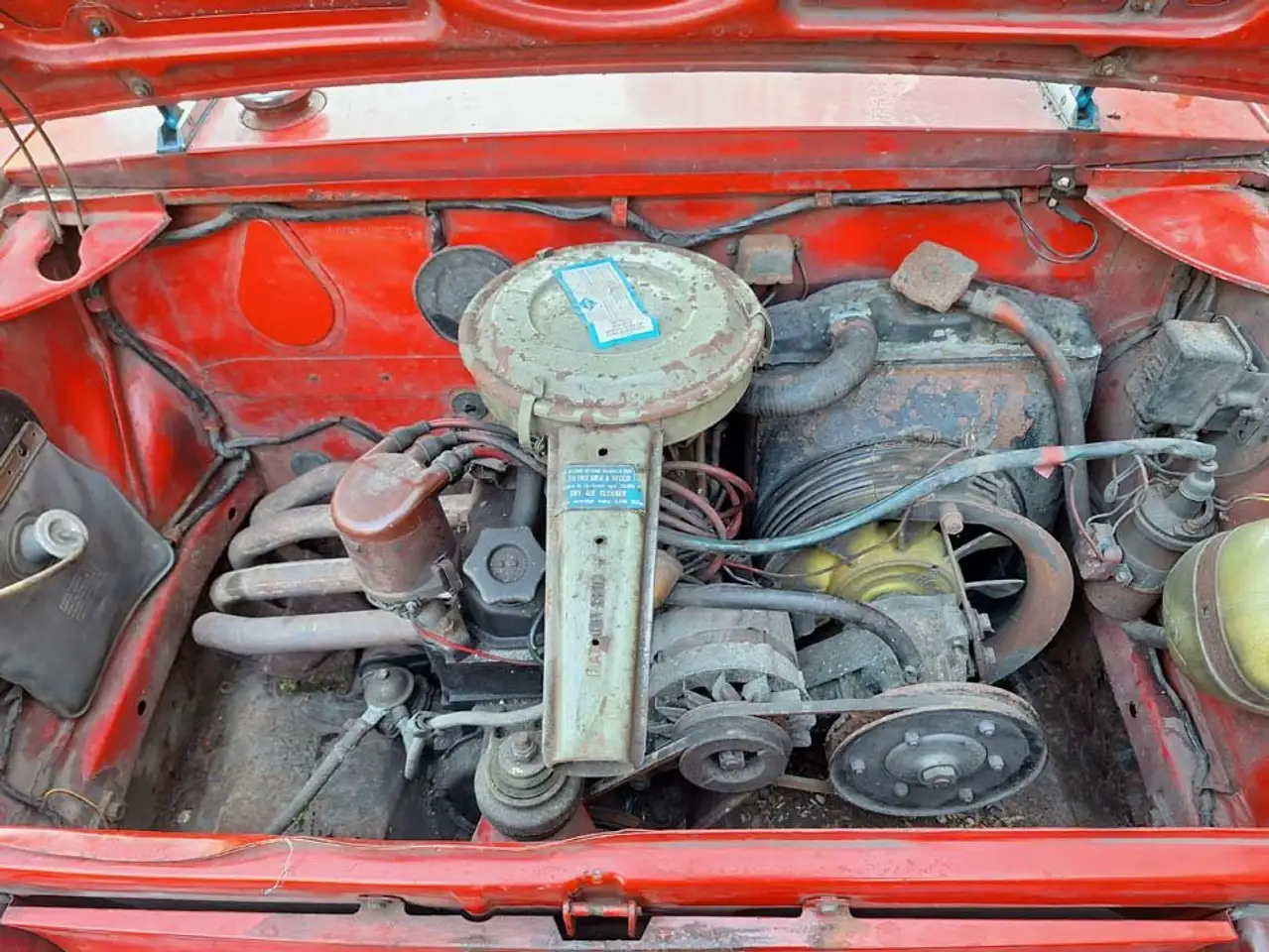 Fiat 850 Cabrio Scheunenfund, foto 8