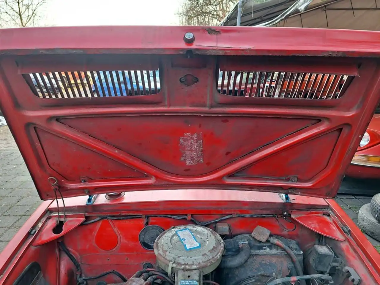 Fiat 850 Cabrio Scheunenfund, foto 9