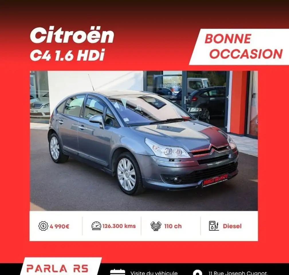 Citroen C4 CitroÃ«n 1.6 HDi Exclusive 110ch