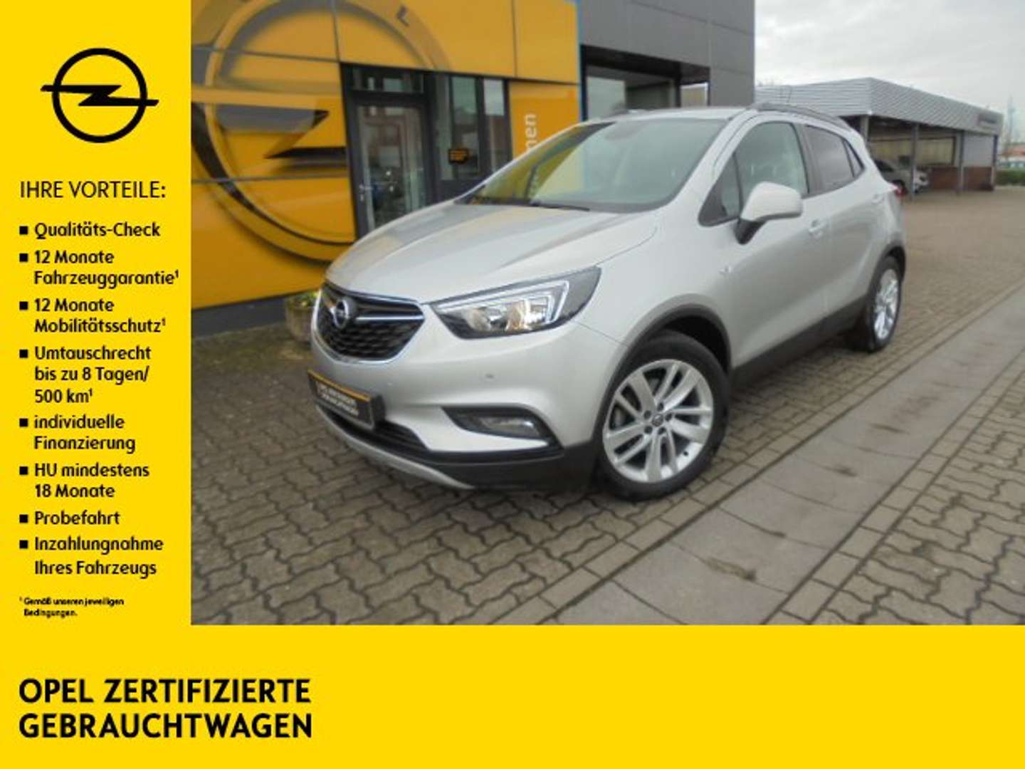 Opel Mokka X SUV/Geländewagen/Pickup in Silber gebraucht in Hagenow für €  16.980