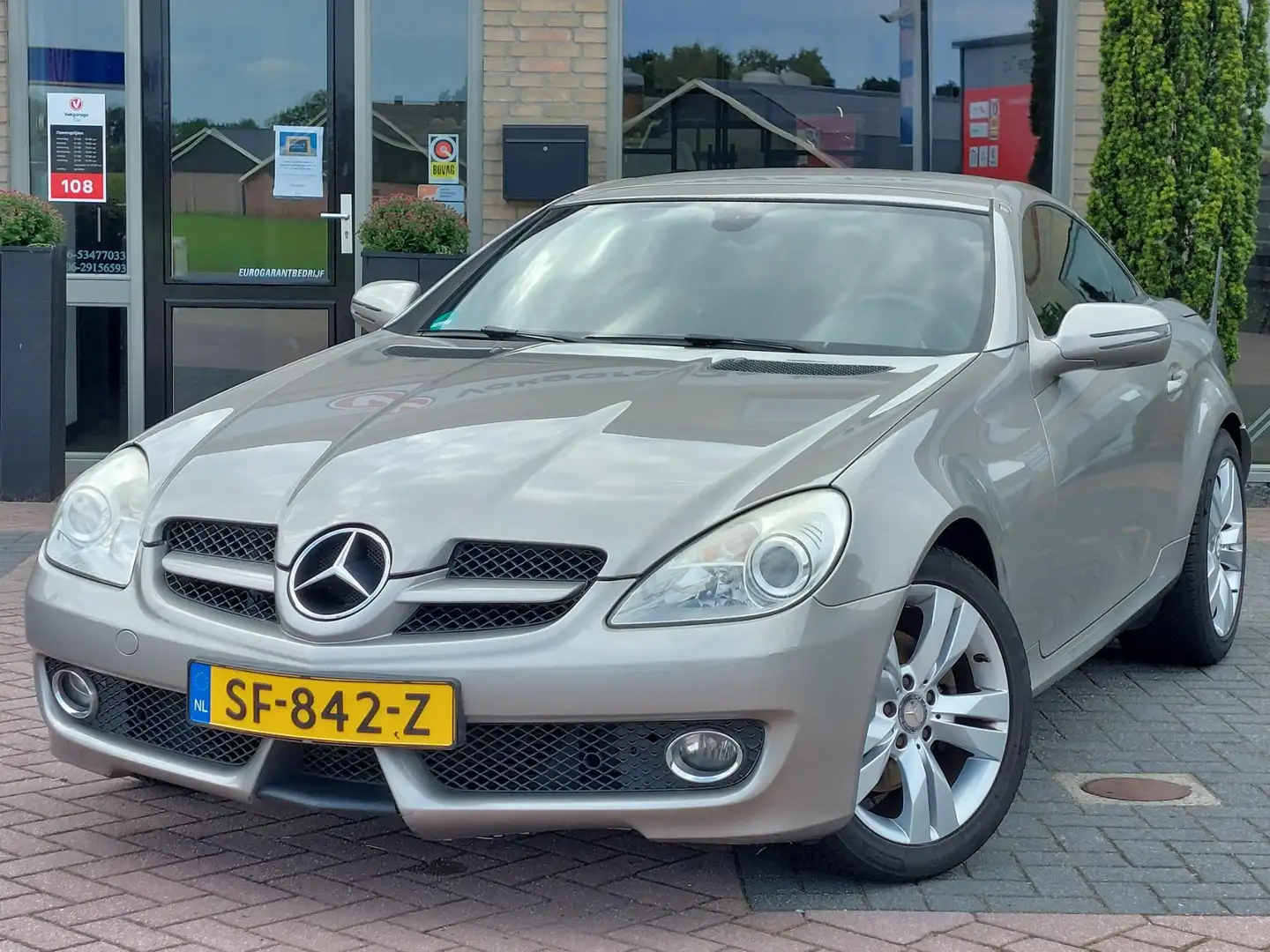 Mercedes-Benz SLK 200 K. | Cruise | Leder | All-in prijs Grau - 2