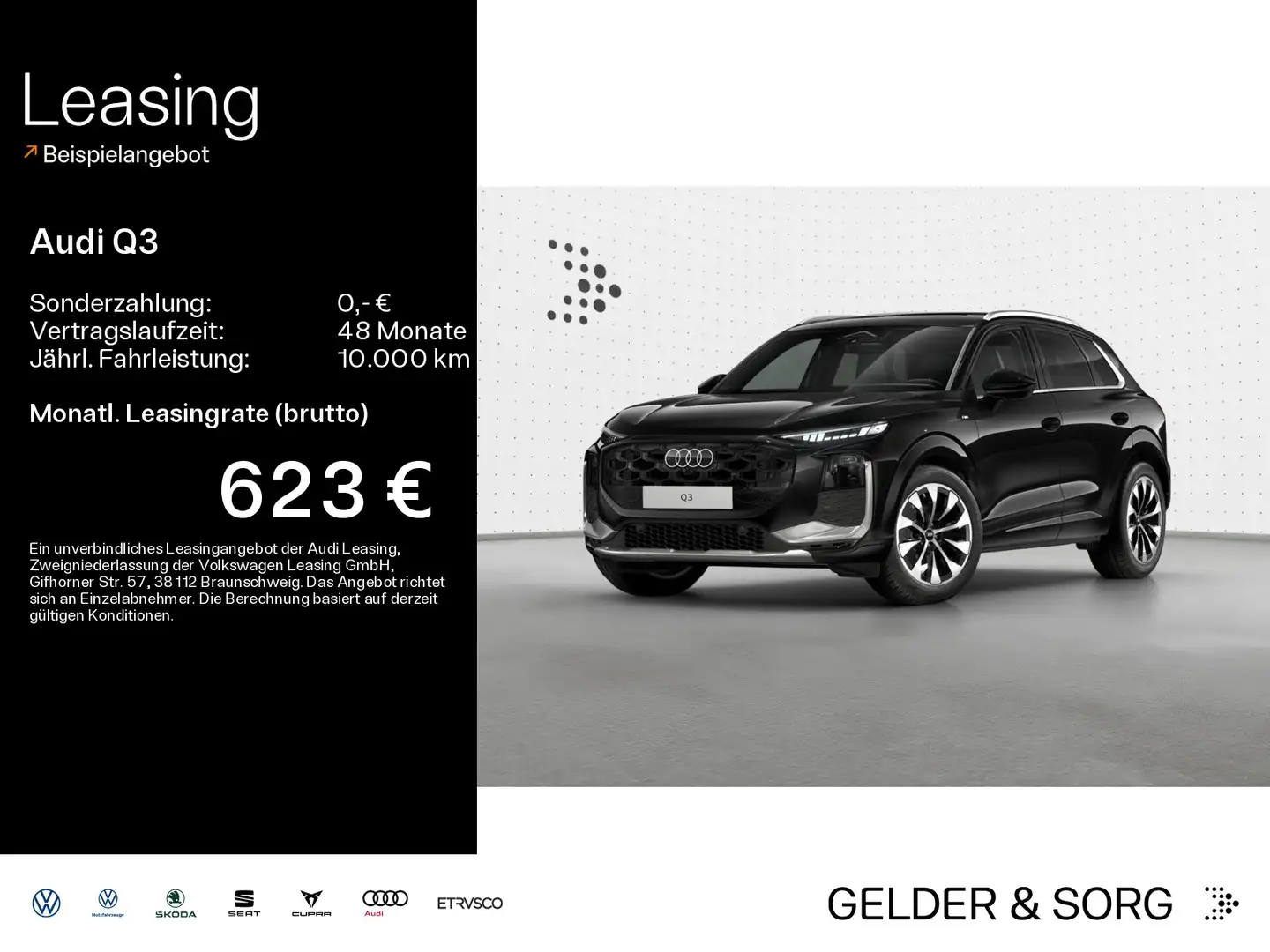 Audi Q3 SUV TFSI S line *LED*TechPlus*Pano*Klima* Schwarz - 1