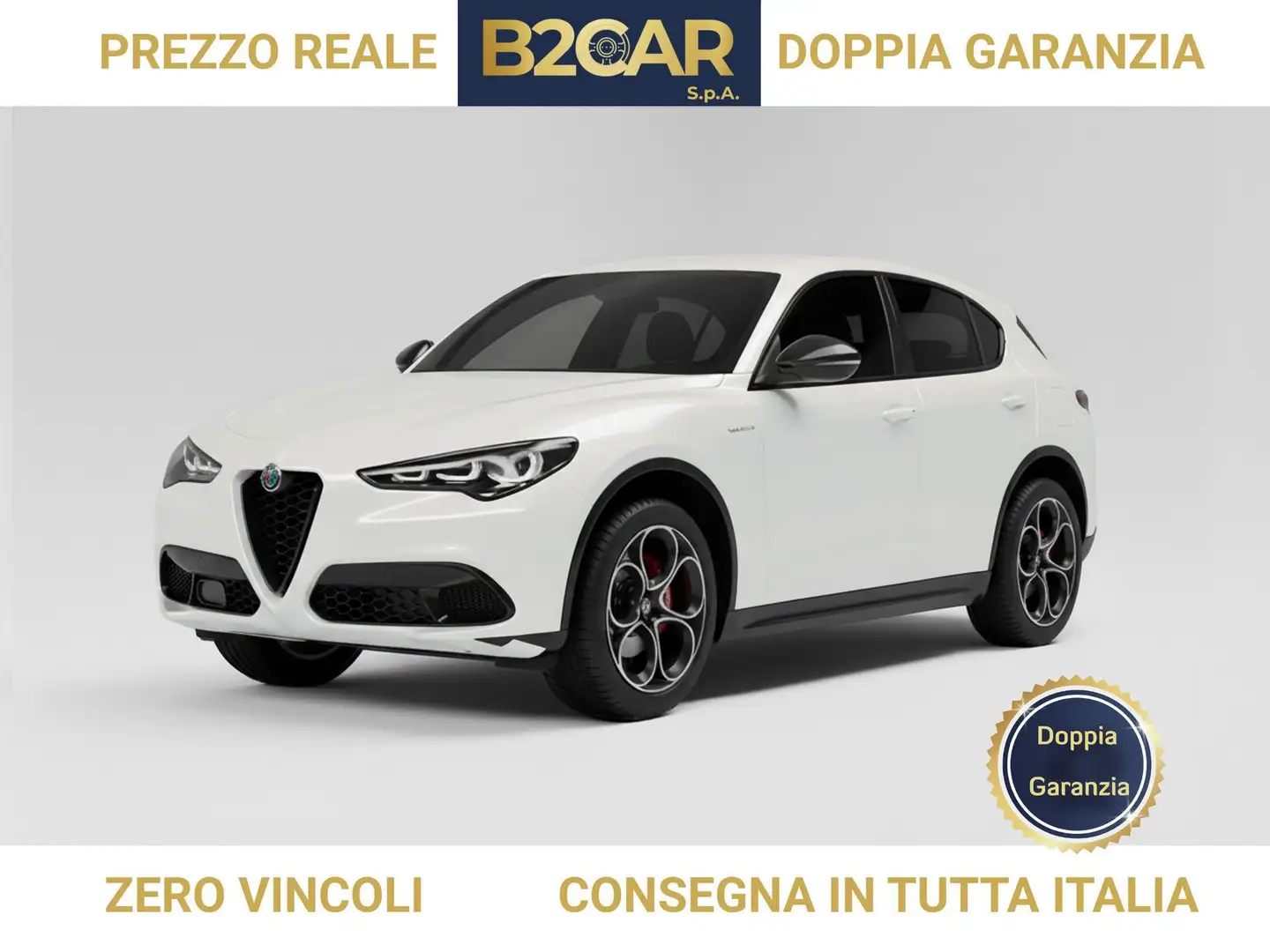 Alfa Romeo Stelvio Stelvio 2.2 Turbodiesel 210 CV AT8 Q4 Veloce Bianco - 1