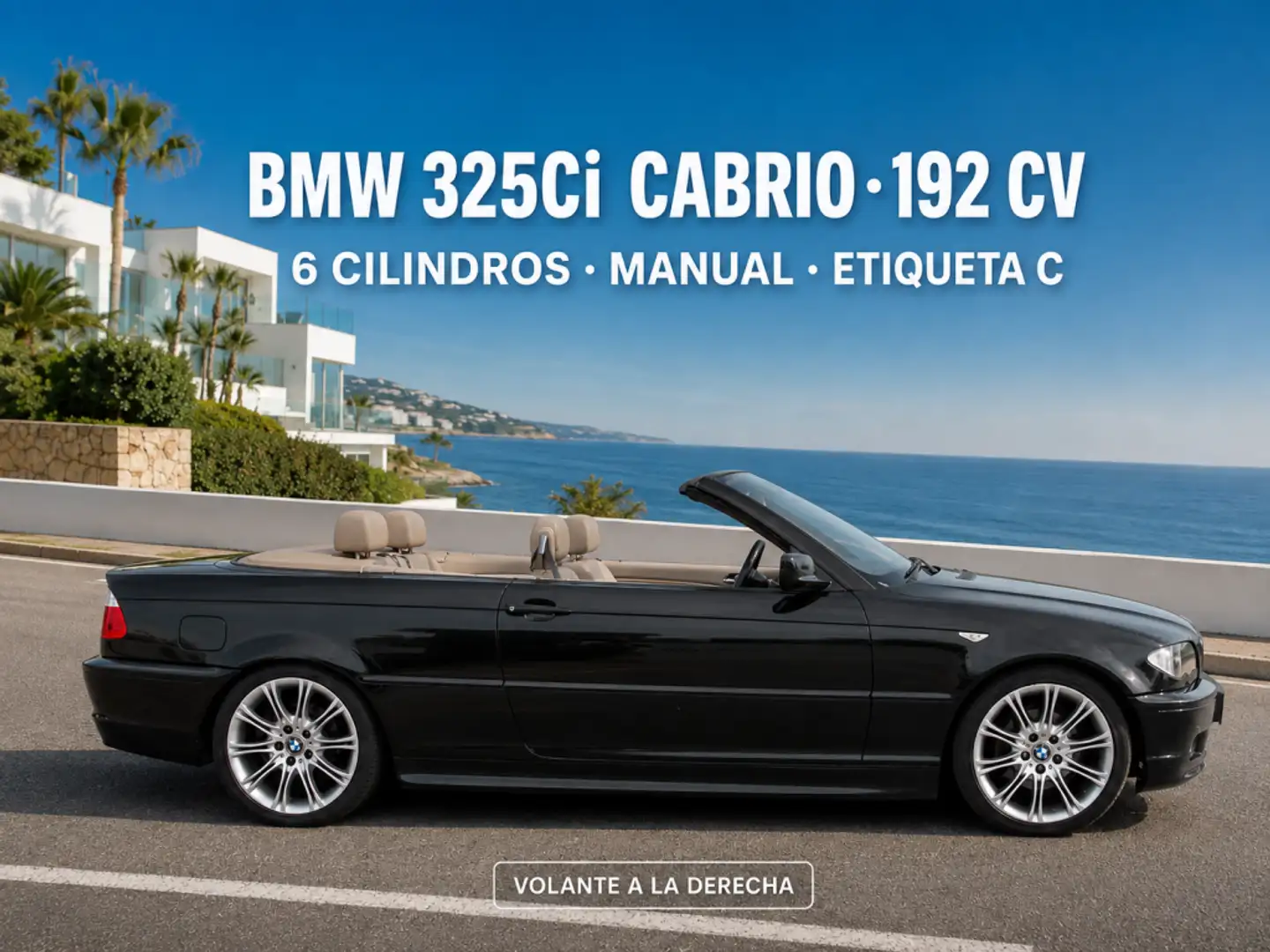 BMW 325 Ci Cabrio Negro - 1