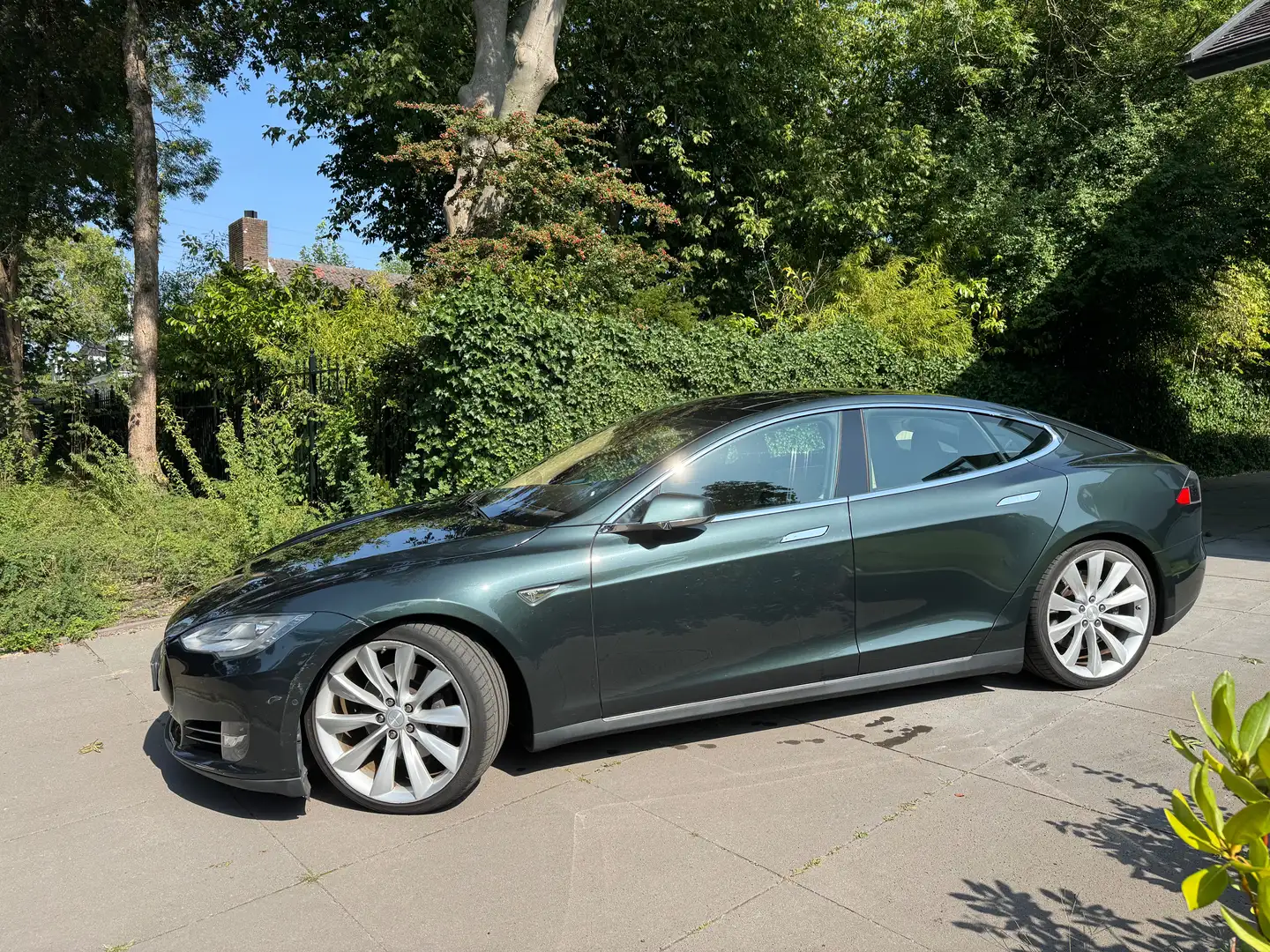 Tesla Model S Model S 85 Base Zielony - 1