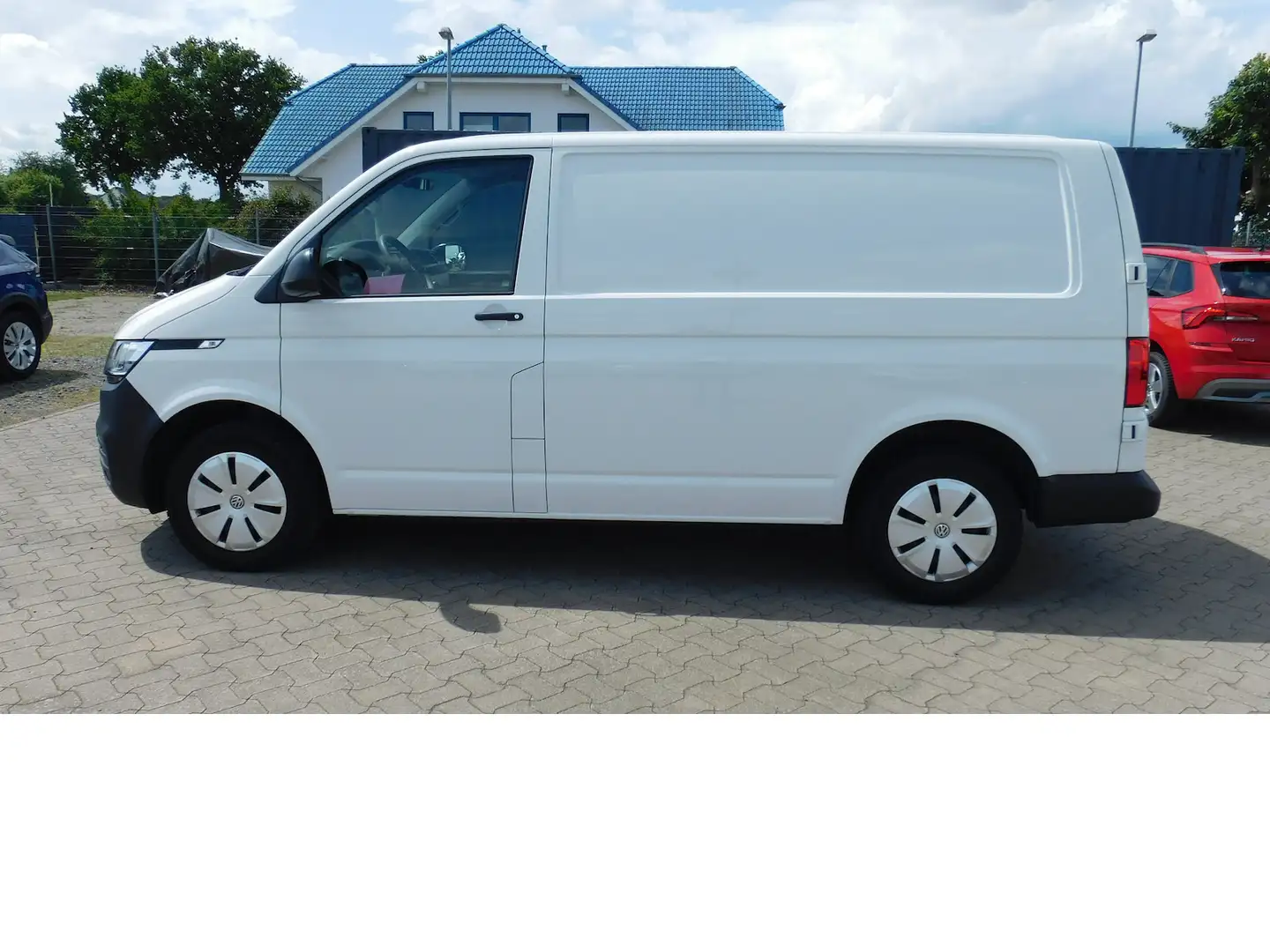 Volkswagen T6.1 Transporter 2.0 TDI BMT Kasten 3Sitze Navi Weiß - 1