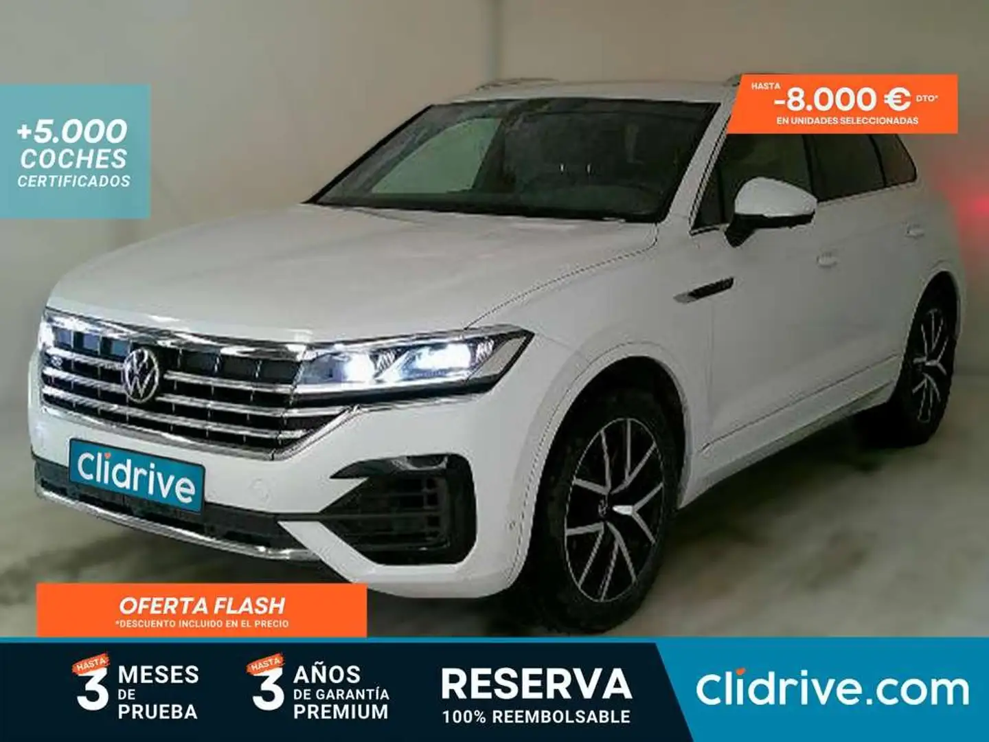 Volkswagen Touareg Prem Eleg 3.0 V6 TDI 210kW Tip 4M Blanco - 1
