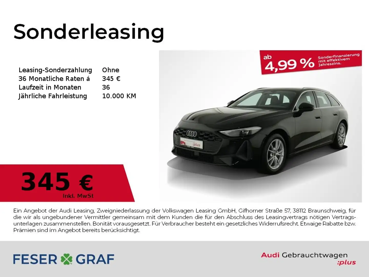Audi A5 Avant (4) TFSI S tronic Vir. Cockpit/Navi/Kamera Schwarz - 1