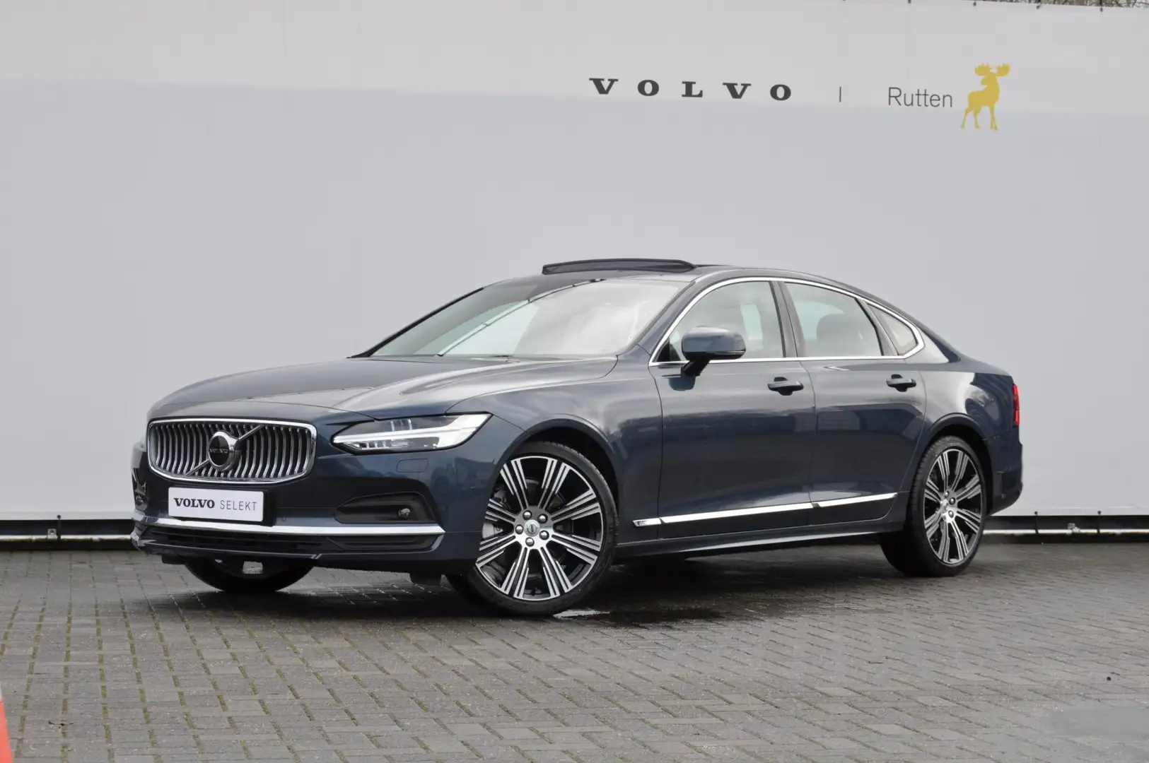Volvo S90 B5 264PK Automaat Ultimate Bright / Adaptive cruis Blauw - 2