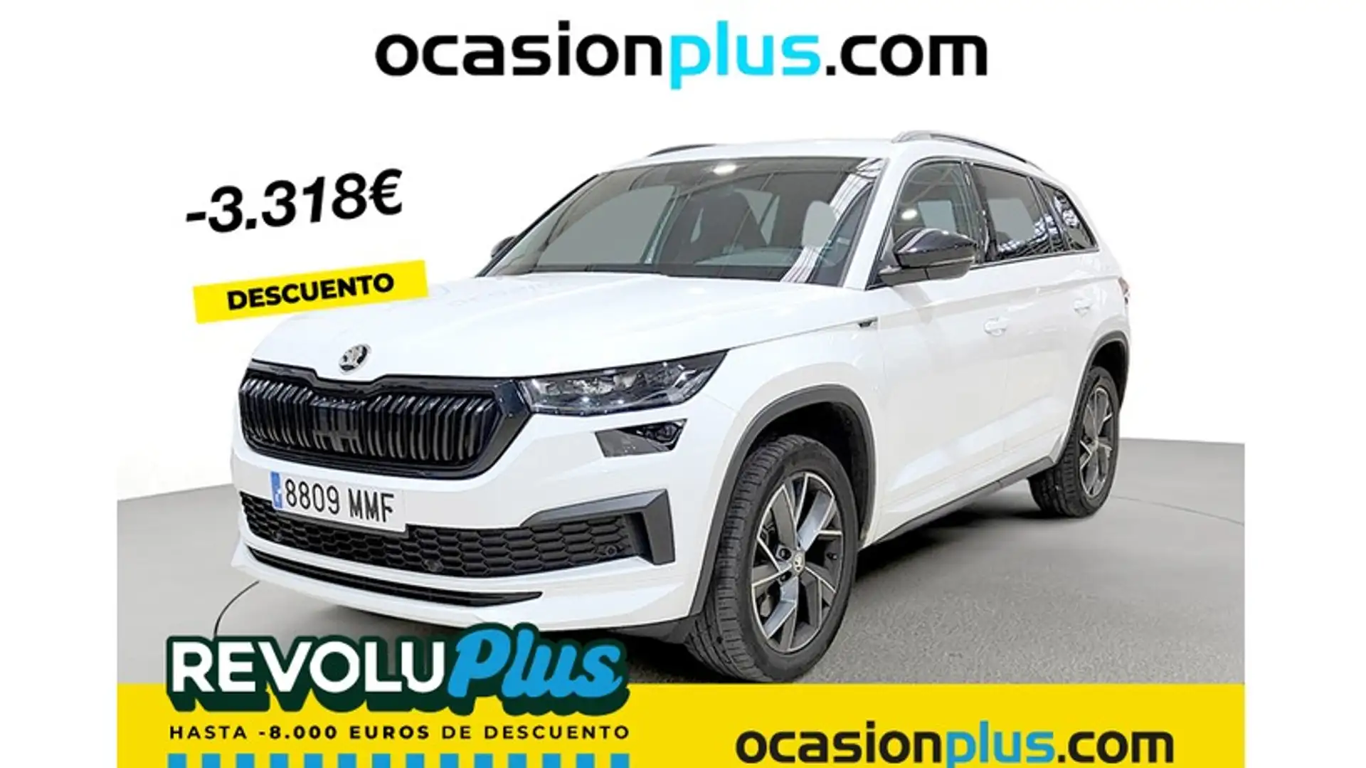 Skoda Kodiaq 2.0TDI AB tech Sportline 4x2 DSG 110kW Blanco - 1