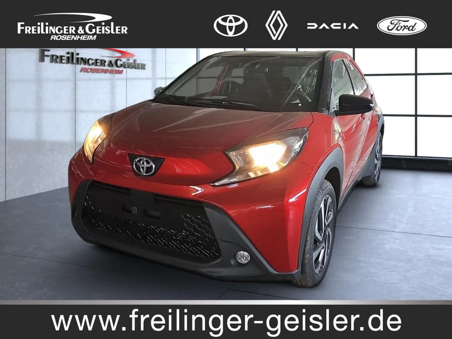 Toyota Aygo Team D UPE 20.830!!! Bluetooth Klima Rot - 1