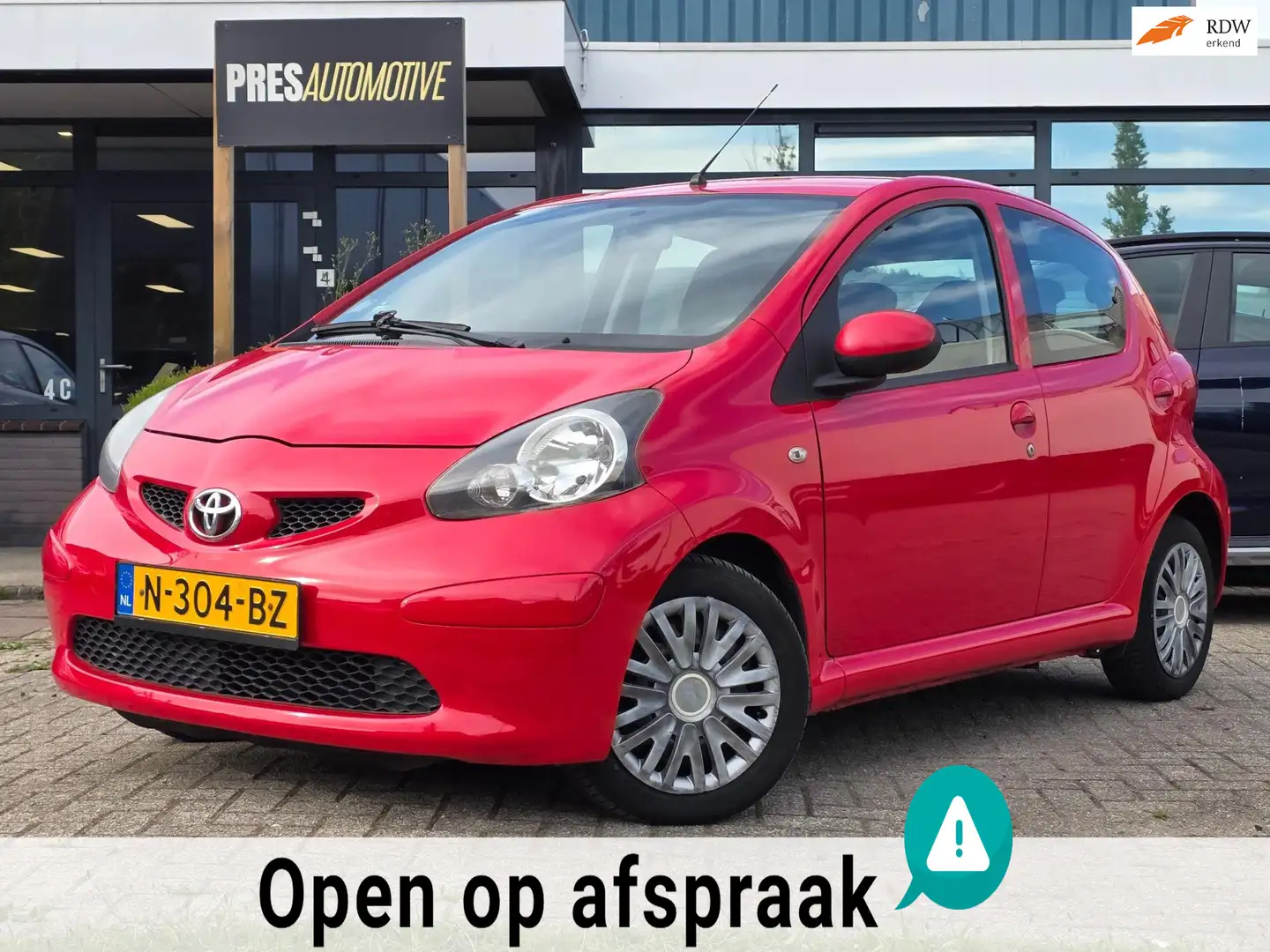 Toyota Aygo 1.0-12V |AIRCO|ELEKTRISCHE RAMEN|CDV|5-DEURS Rot - 1