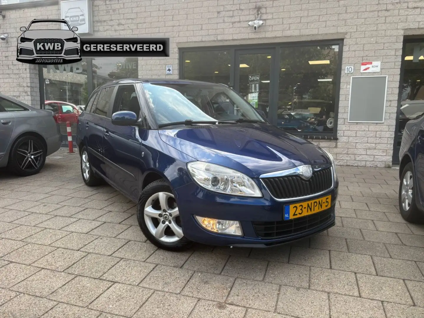Skoda Fabia Combi 1.2 TDI Airco trekhaak Nieuwe apk Nap Bleu - 1