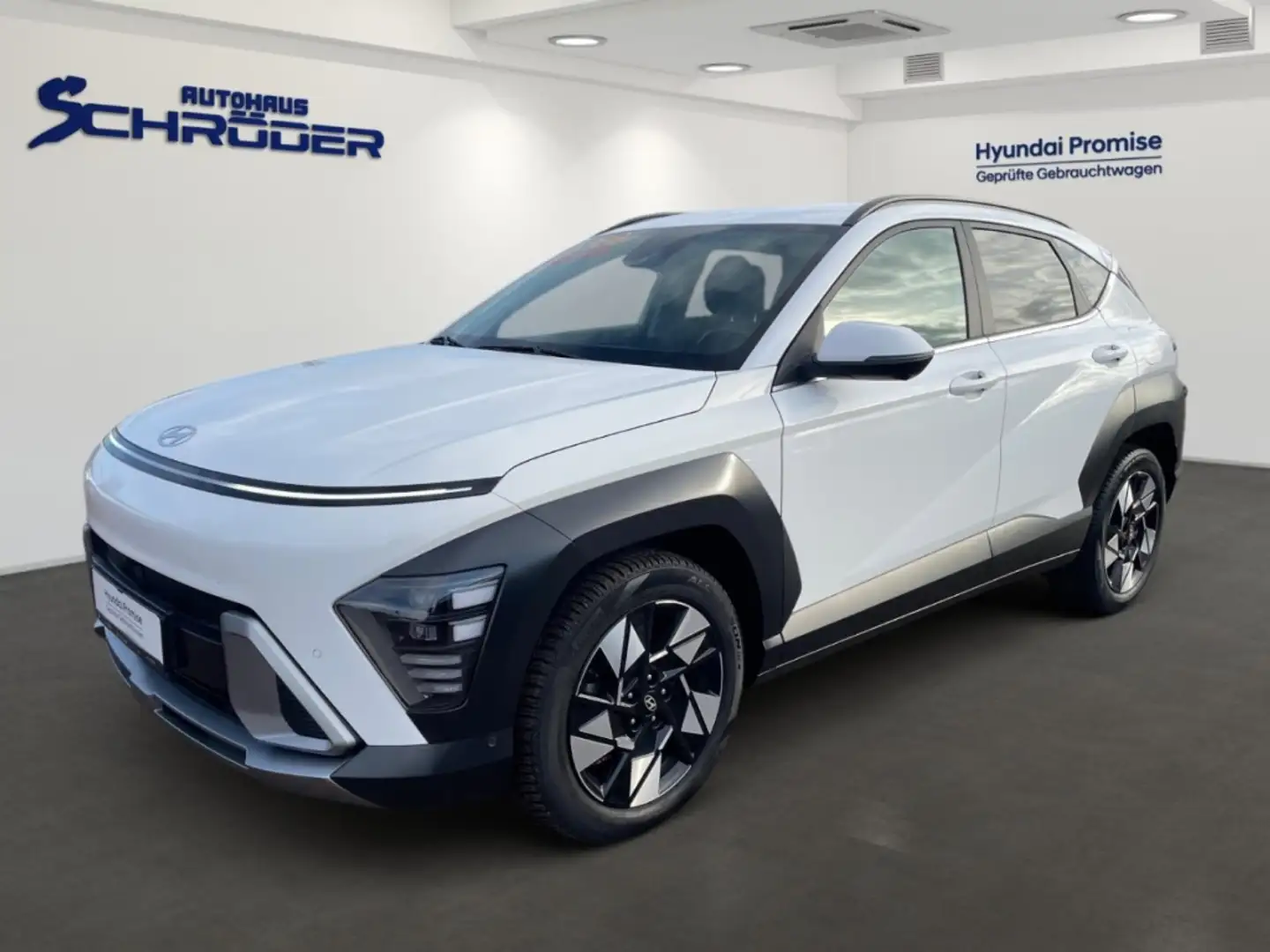 Hyundai KONA 1.6T Prime DCT Sitz-Paket Navi LED Kamera Tempoma Weiß - 1