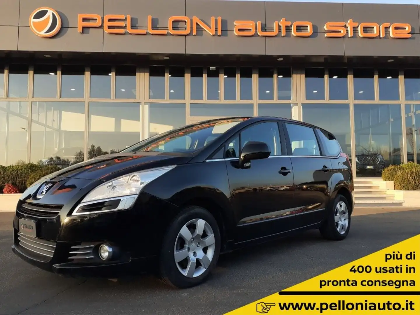Peugeot 5008 1.6 VTi 120CV 7 POSTI - KM CERTIFICATI - GARANZIA Nero - 1