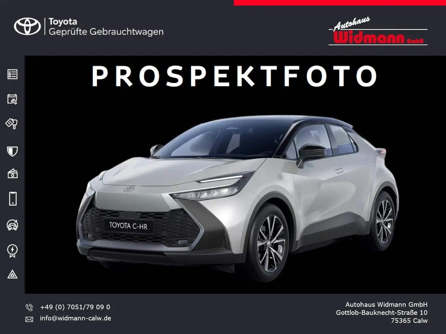 Toyota C-HR 2.0 Plug-In-Hybrid Teamplayer TECHNIK-PAKET Plateado - 1