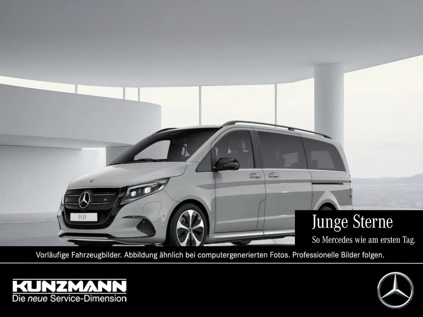 Mercedes-Benz EQV 300 AVANTGARDE Lang Navi Distronic Airmatic Gris - 1