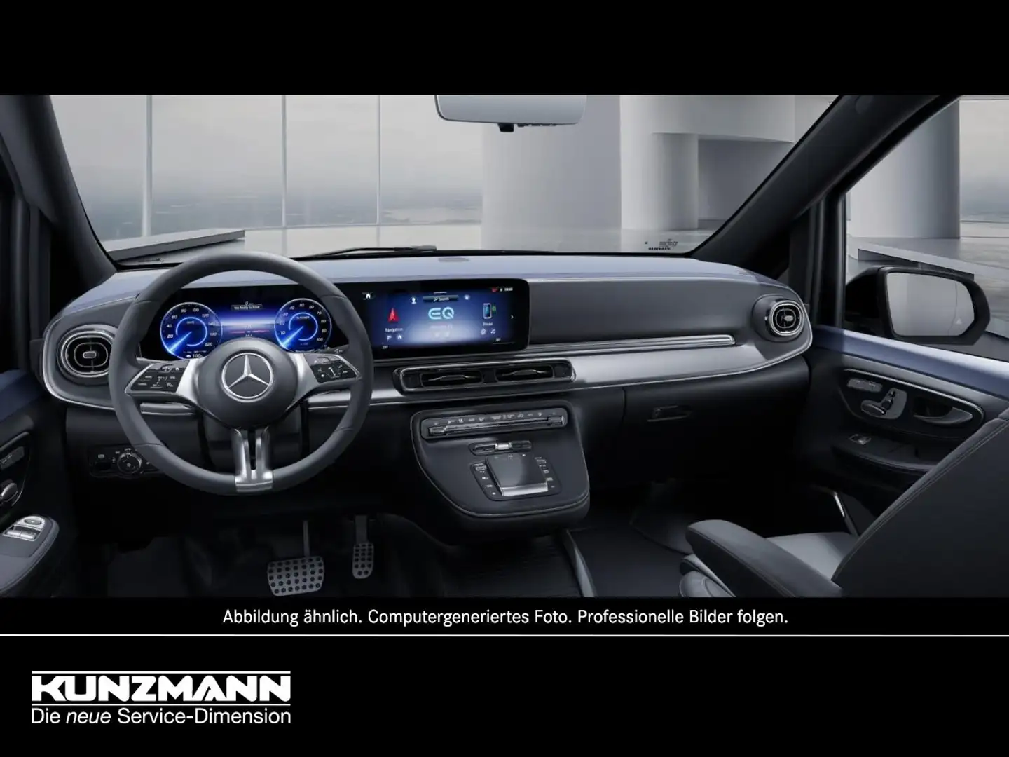 Mercedes-Benz EQV 300 AVANTGARDE Lang Navi Distronic Airmatic Gris - 2