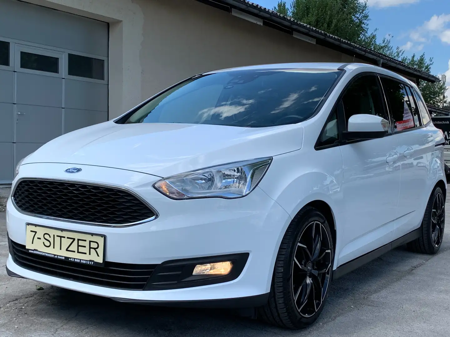 Ford Grand C-Max 7-Sitzer, Service NEU, Pickerl NEU, sehr gepflegt! Weiß - 2