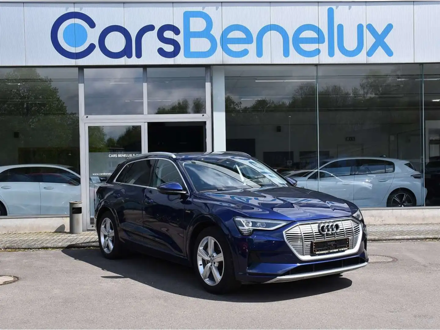 Audi e-tron 55 Quattro 95 kWh Advanced CUIR MEMO PANO CAM360 Bleu - 1