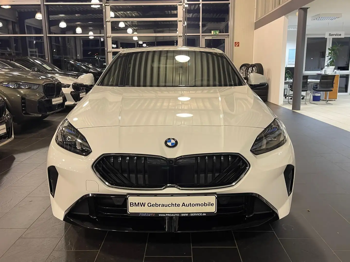 BMW 120 i M Sport Pro PANO/HUD/Kom.Zg/Dr.As+/19"/360° Blanc - 2