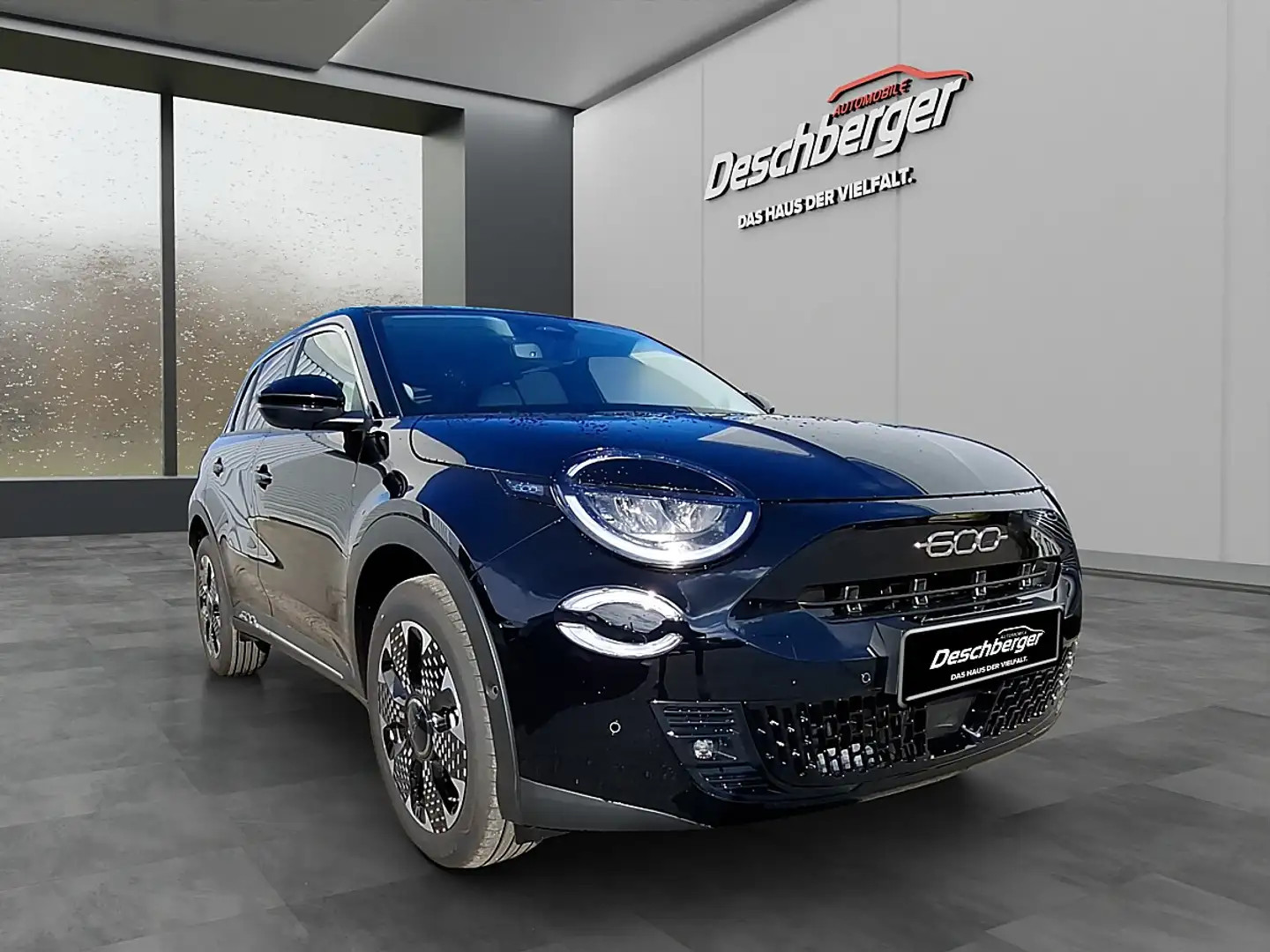 Fiat 600 Hybrid mHEV 145 6-Gang eDCT La Prima Schwarz - 2