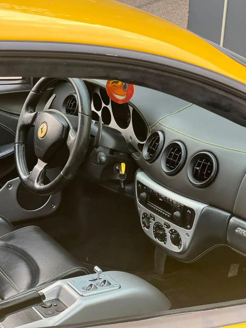 Ferrari 360 3.6 Modena F1 giallo modena stupenda PERMUTE Amarillo - 2