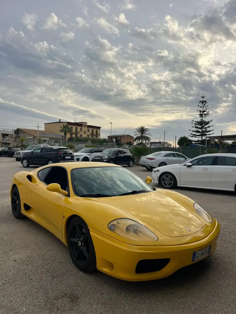 Ferrari 360 3.6 Modena F1 giallo modena stupenda PERMUTE Amarillo - 1
