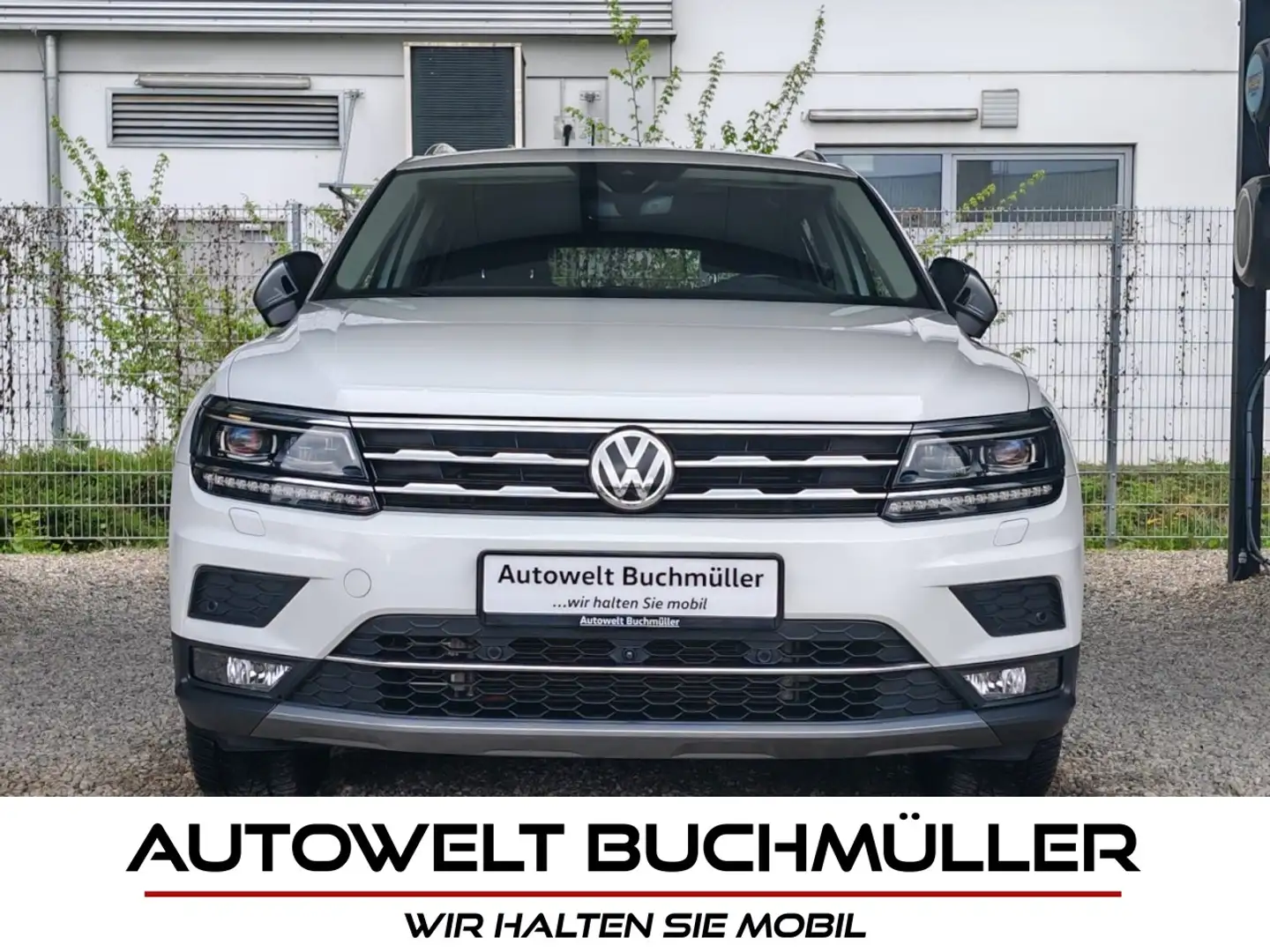 Volkswagen Tiguan Allspace 2.0 TDI DSG,PANO,AHK,LED,HUD Klima Navi Weiß - 1