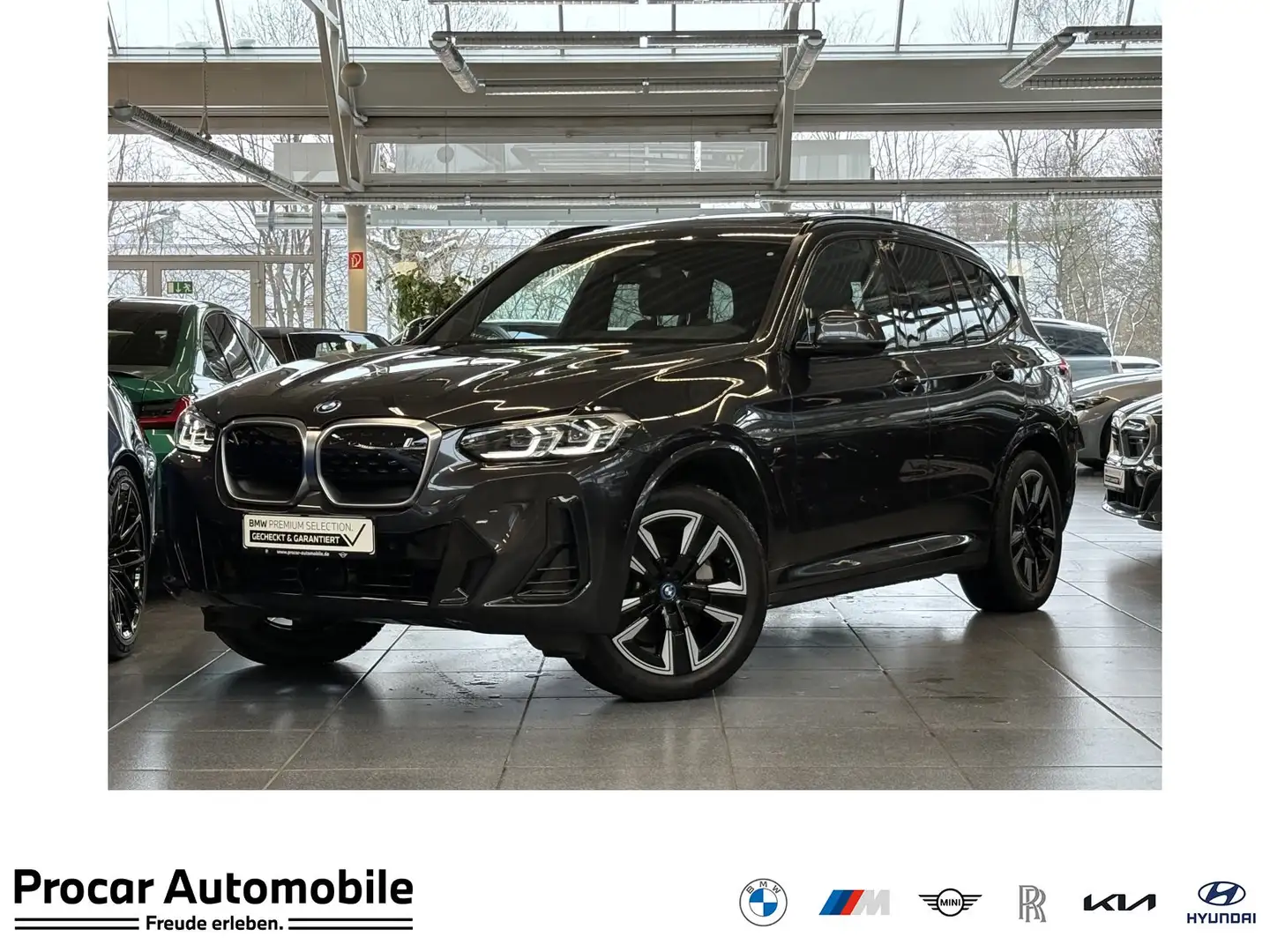 BMW iX3 DA Prof PA RFK ACC Shz. DAB AdapLED AHK 19" LMR Grau - 1