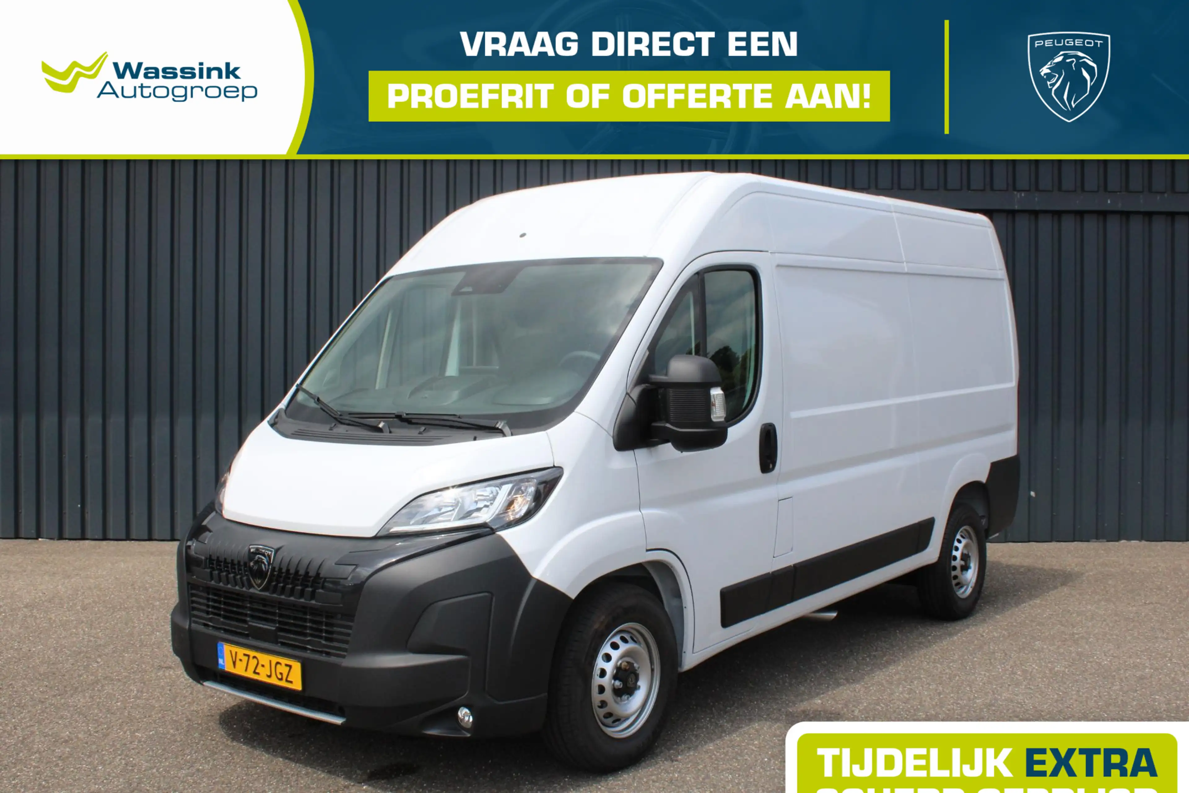 Peugeot Boxer 2.2 HDi 140PK L2H2 3,5T NIEUW | Trekhaak 3.000KG T
