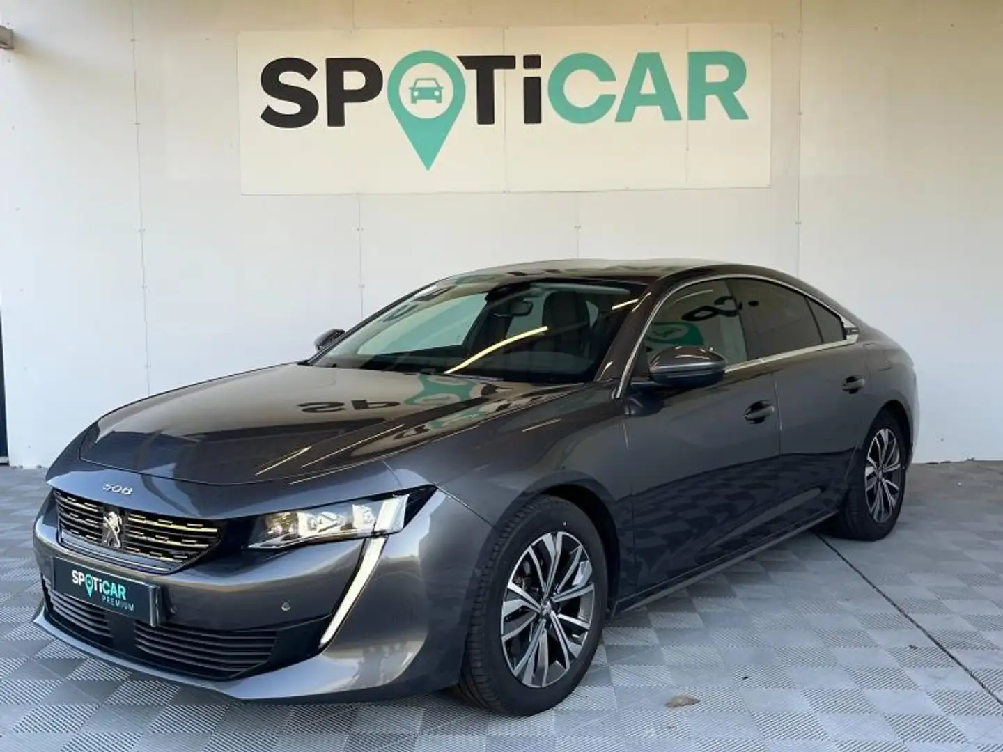 Peugeot 508 HYBRID 225ch Allure Business e-EAT8 Gris - 1