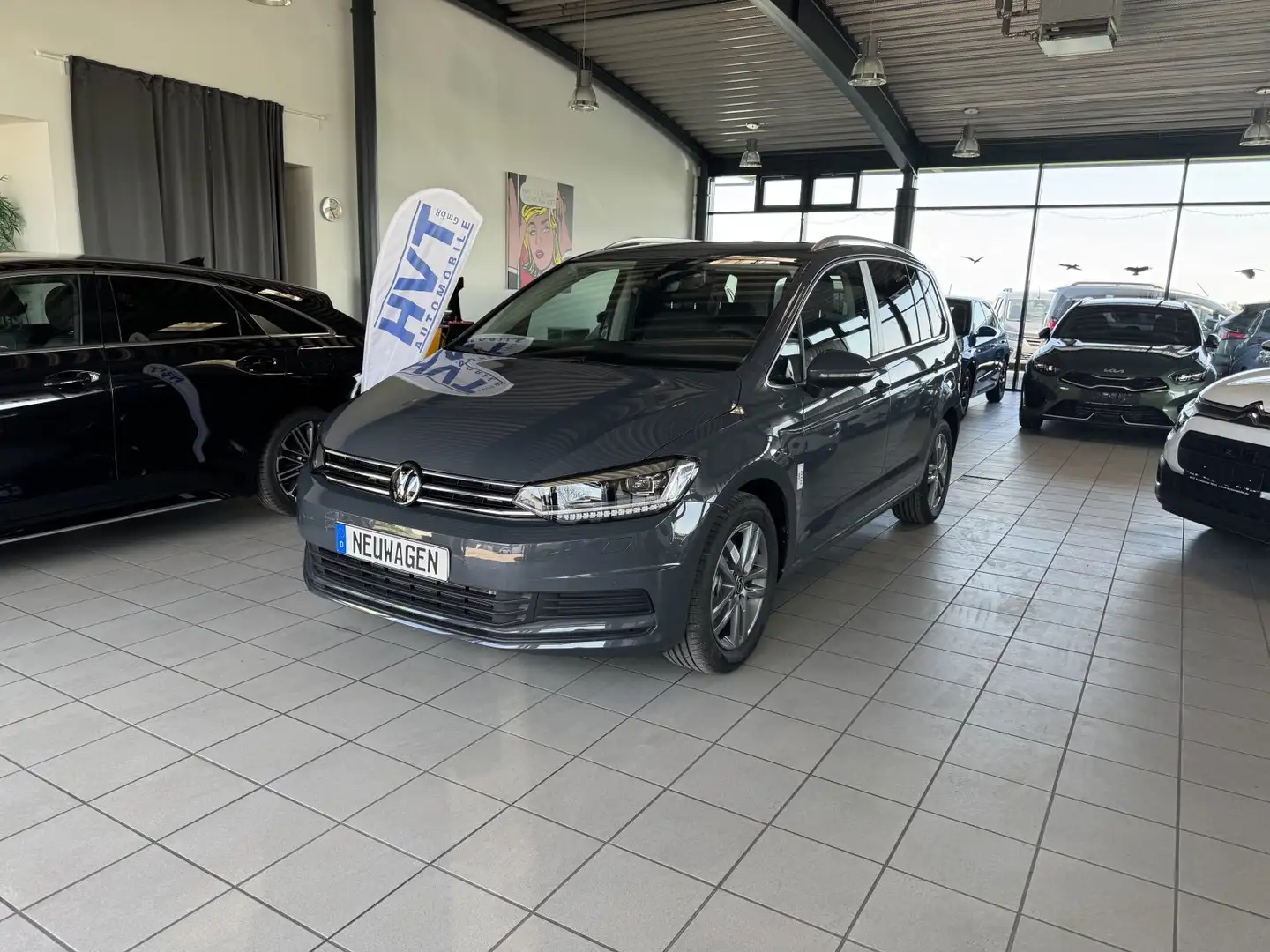 Volkswagen Touran 1.5 TSI 110kw 7DSG People|ACC|NAVI|SIDE|LANE Grau - 1