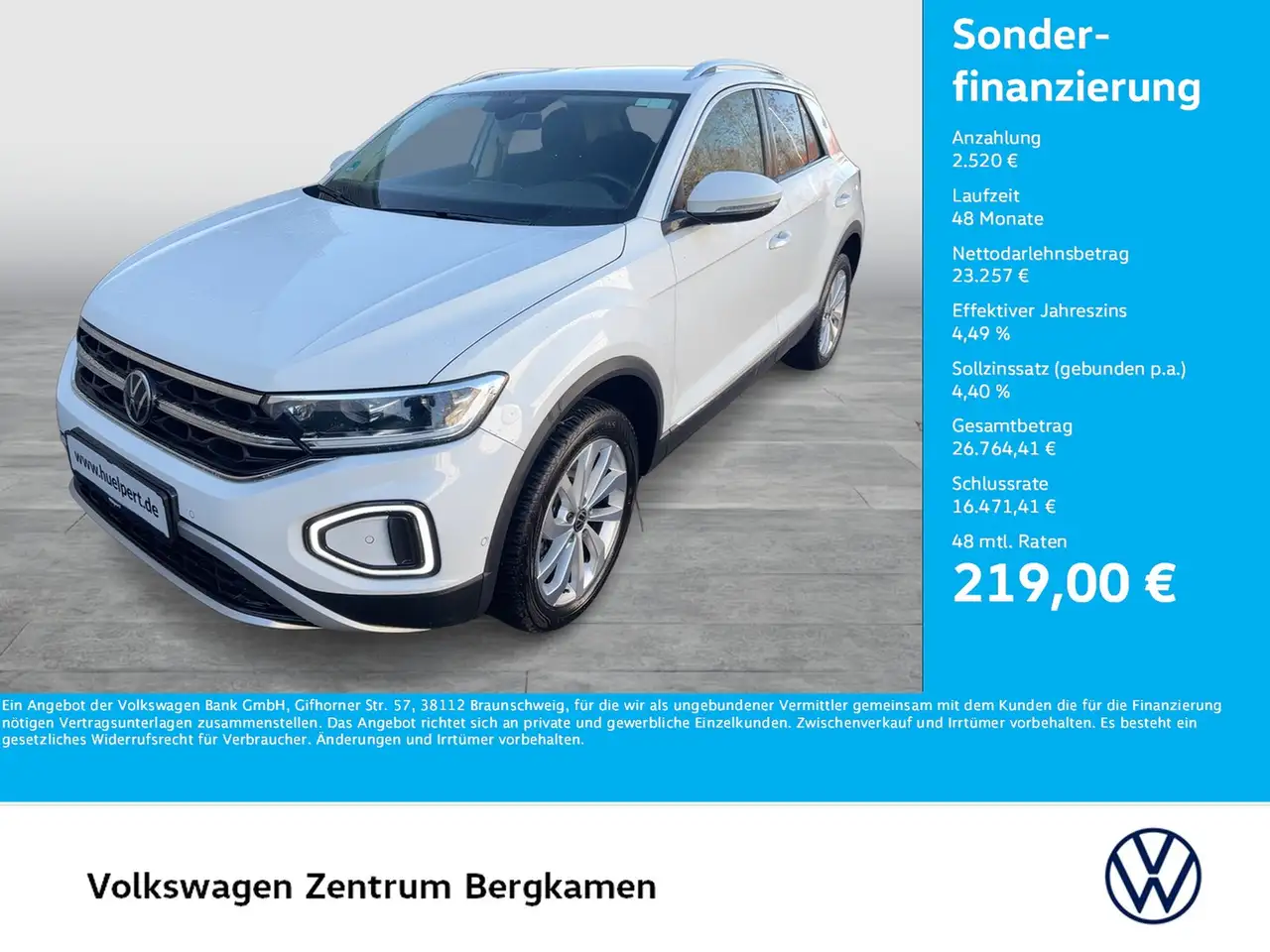 Volkswagen T-Roc 2.0 STYLE CAM ACC NAVI LM17 LED+ CARPLAY