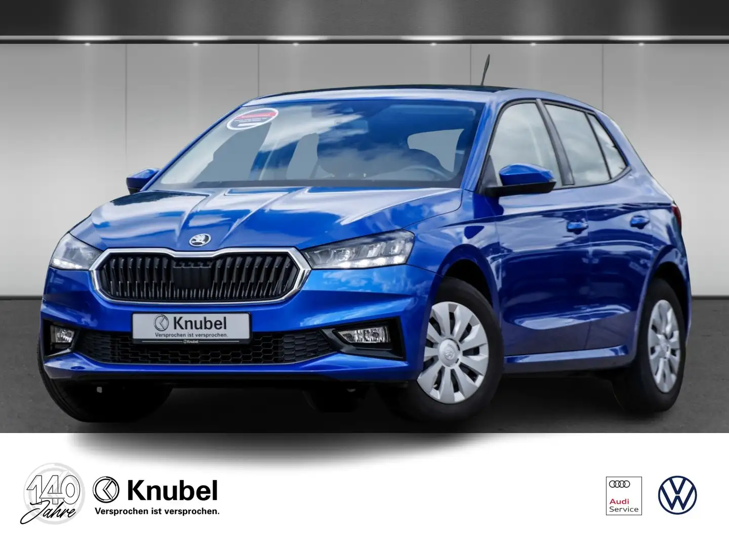 Skoda Fabia Ambition 1.0 TSI SHZ DAB LED Klima Bleu - 1