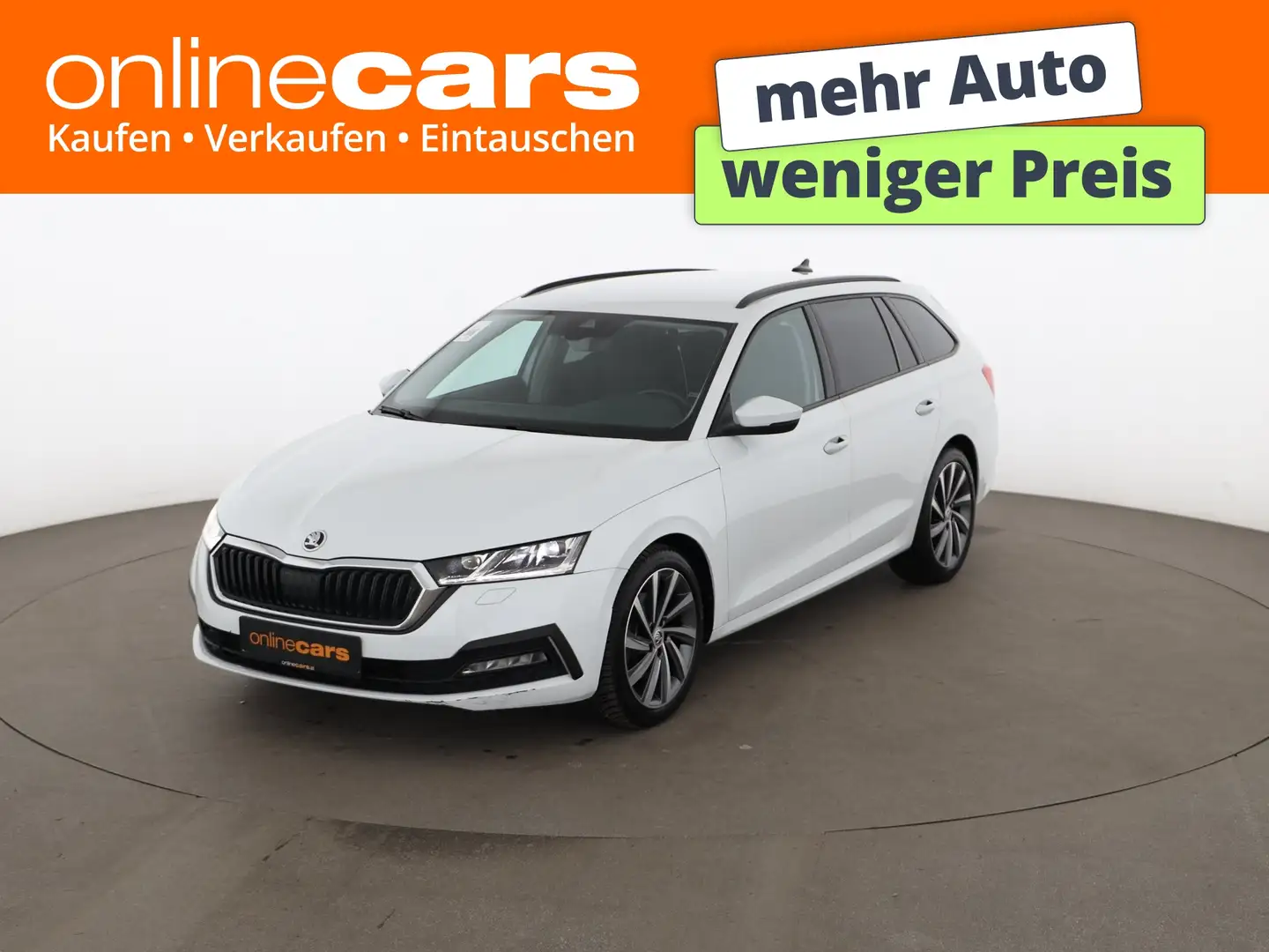 Skoda Octavia Combi 2.0 TDI Ambition Aut MATRIX RADAR Weiß - 1